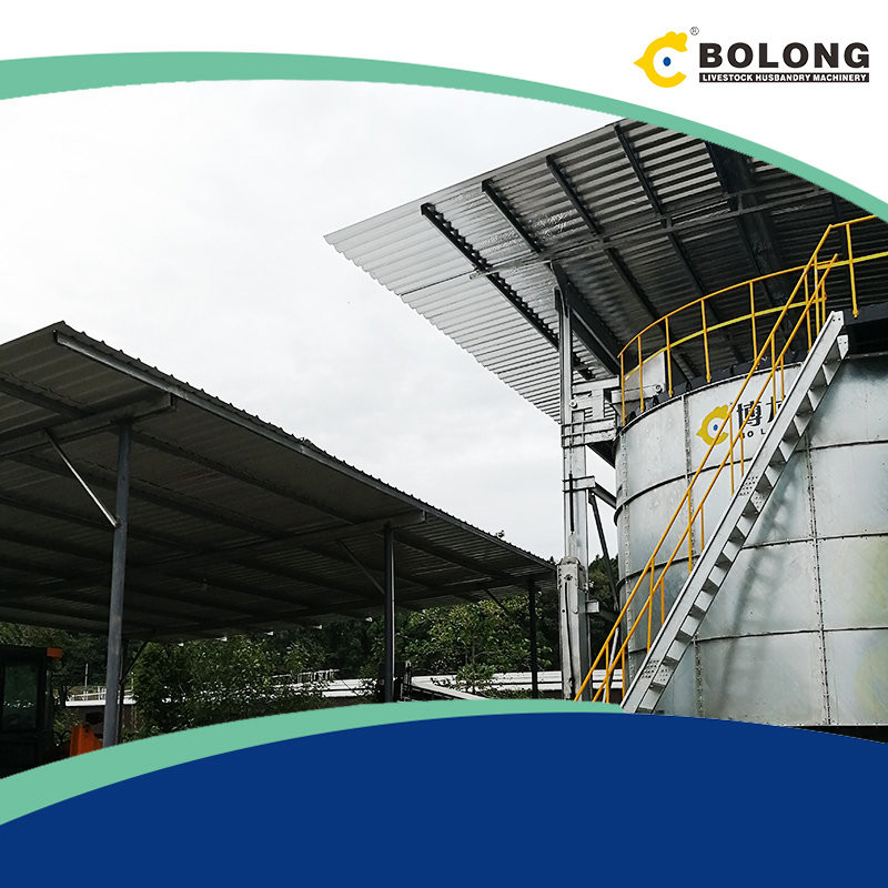 large scale poultry manure fermenter microbiology